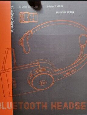 Levn Bluetooth Headset — Wireless On-Ear Headphones